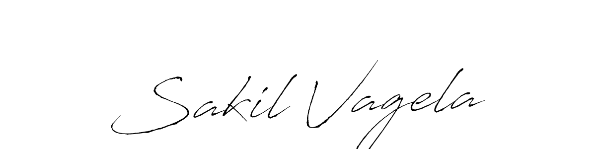 How to make Sakil Vagela signature? Antro_Vectra is a professional autograph style. Create handwritten signature for Sakil Vagela name. Sakil Vagela signature style 6 images and pictures png