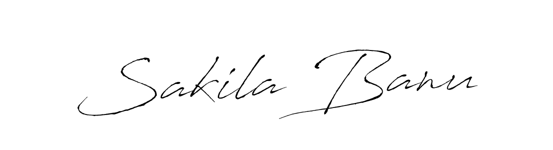 Make a beautiful signature design for name Sakila Banu. With this signature (Antro_Vectra) style, you can create a handwritten signature for free. Sakila Banu signature style 6 images and pictures png