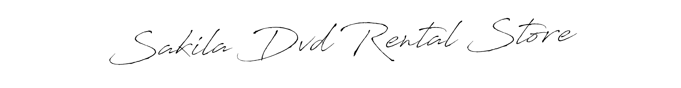Make a beautiful signature design for name Sakila Dvd Rental Store. With this signature (Antro_Vectra) style, you can create a handwritten signature for free. Sakila Dvd Rental Store signature style 6 images and pictures png