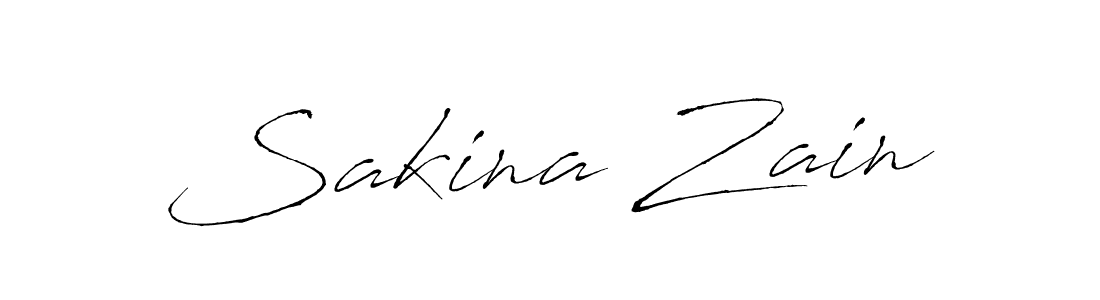 if you are searching for the best signature style for your name Sakina Zain. so please give up your signature search. here we have designed multiple signature styles  using Antro_Vectra. Sakina Zain signature style 6 images and pictures png