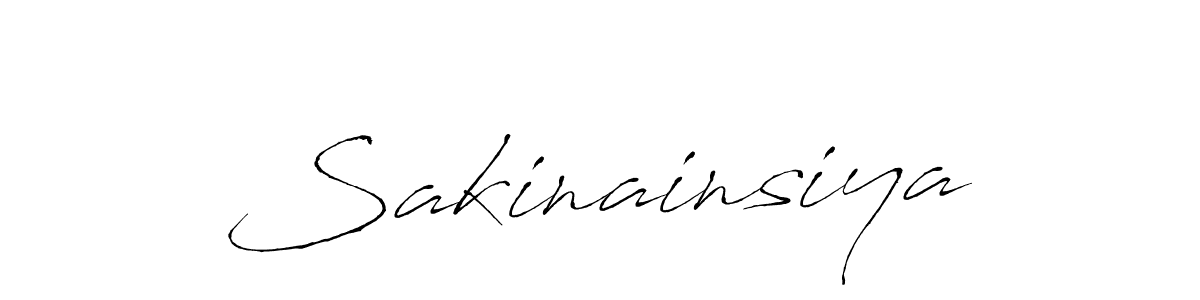 You should practise on your own different ways (Antro_Vectra) to write your name (Sakinainsiya) in signature. don't let someone else do it for you. Sakinainsiya signature style 6 images and pictures png