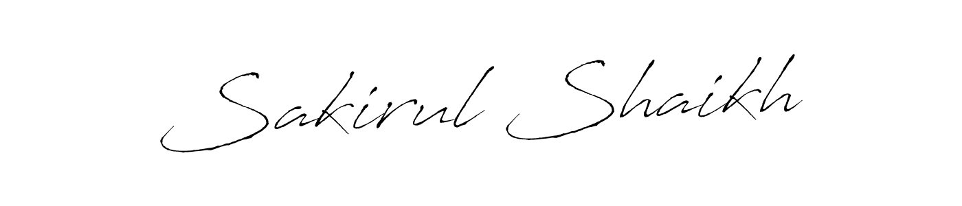 Also we have Sakirul Shaikh name is the best signature style. Create professional handwritten signature collection using Antro_Vectra autograph style. Sakirul Shaikh signature style 6 images and pictures png