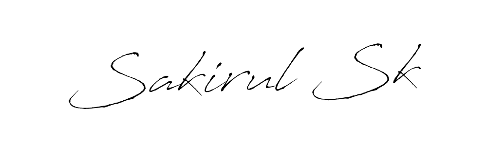 Create a beautiful signature design for name Sakirul Sk. With this signature (Antro_Vectra) fonts, you can make a handwritten signature for free. Sakirul Sk signature style 6 images and pictures png
