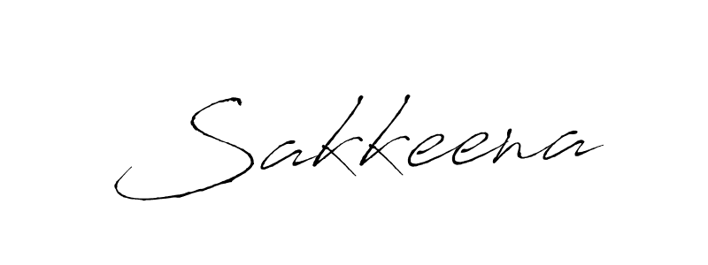 Create a beautiful signature design for name Sakkeena. With this signature (Antro_Vectra) fonts, you can make a handwritten signature for free. Sakkeena signature style 6 images and pictures png