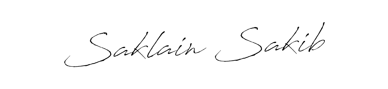 It looks lik you need a new signature style for name Saklain Sakib. Design unique handwritten (Antro_Vectra) signature with our free signature maker in just a few clicks. Saklain Sakib signature style 6 images and pictures png