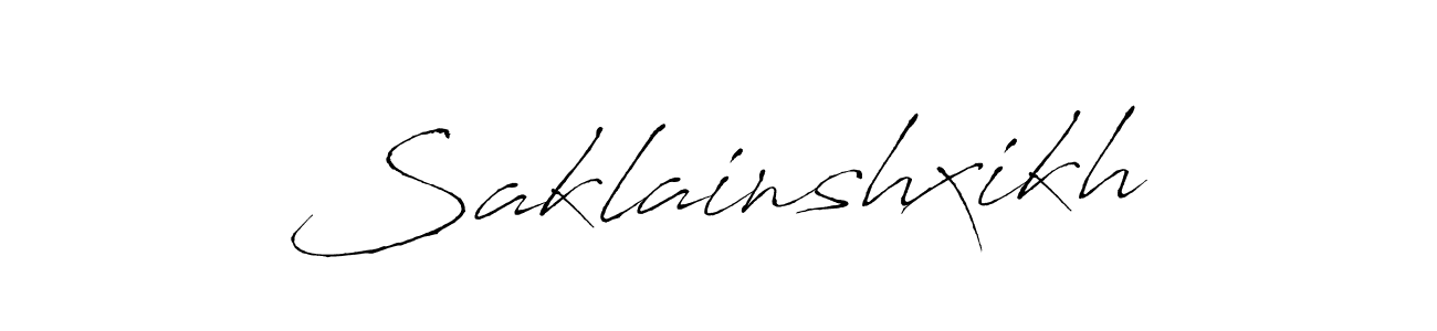 It looks lik you need a new signature style for name Saklainshxikh. Design unique handwritten (Antro_Vectra) signature with our free signature maker in just a few clicks. Saklainshxikh signature style 6 images and pictures png