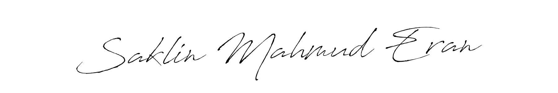 Make a short Saklin Mahmud Eran signature style. Manage your documents anywhere anytime using Antro_Vectra. Create and add eSignatures, submit forms, share and send files easily. Saklin Mahmud Eran signature style 6 images and pictures png