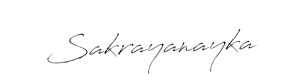 Sakrayanayka stylish signature style. Best Handwritten Sign (Antro_Vectra) for my name. Handwritten Signature Collection Ideas for my name Sakrayanayka. Sakrayanayka signature style 6 images and pictures png