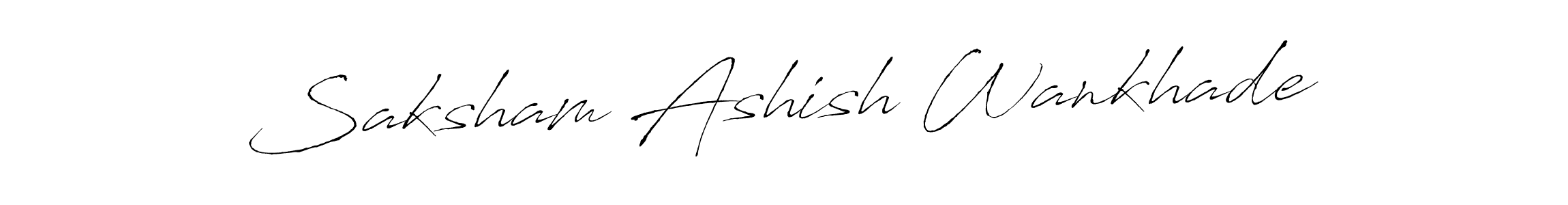Here are the top 10 professional signature styles for the name Saksham Ashish Wankhade. These are the best autograph styles you can use for your name. Saksham Ashish Wankhade signature style 6 images and pictures png