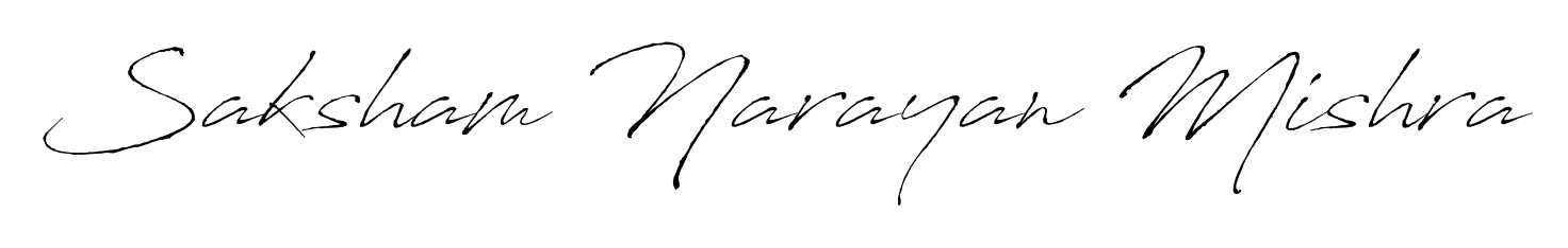 A dynamic signature style for Saksham Narayan Mishra using Antro_Vectra script. Designed to look authentic, handwritten, and professional. Saksham Narayan Mishra signature style 6 images and pictures png