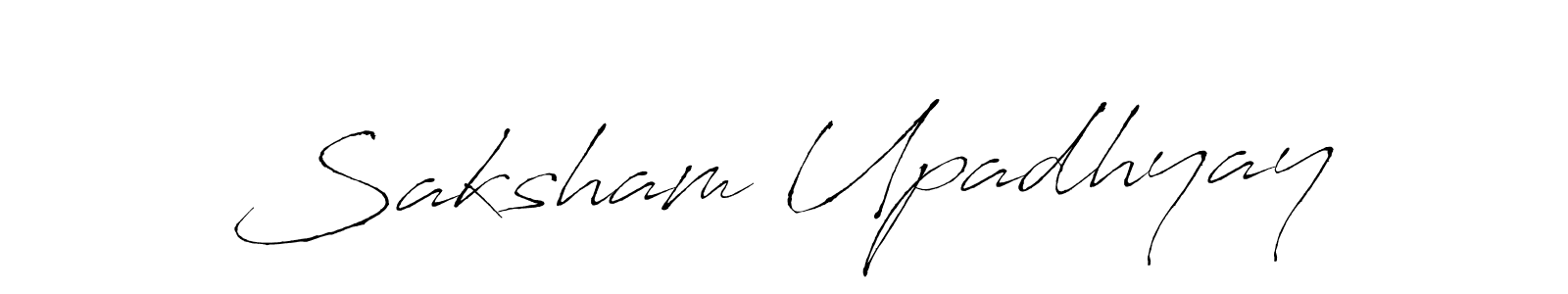 if you are searching for the best signature style for your name Saksham Upadhyay. so please give up your signature search. here we have designed multiple signature styles  using Antro_Vectra. Saksham Upadhyay signature style 6 images and pictures png