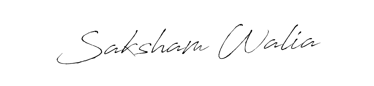 You can use this online signature creator to create a handwritten signature for the name Saksham Walia. This is the best online autograph maker. Saksham Walia signature style 6 images and pictures png