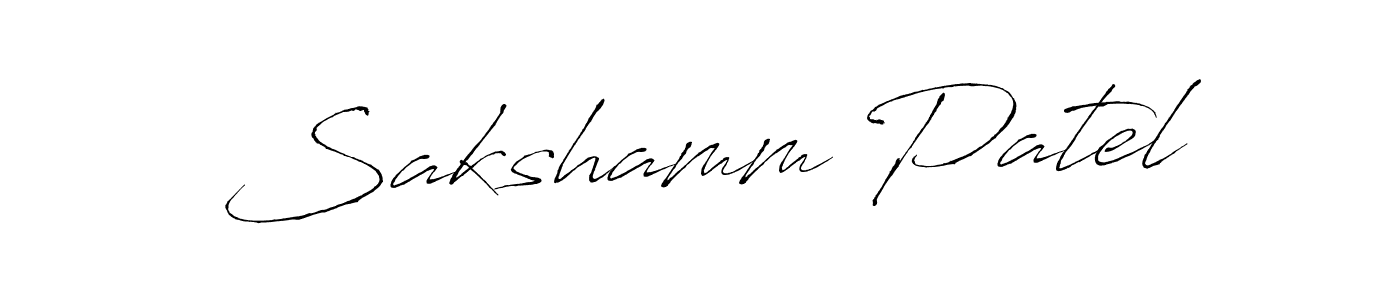 Similarly Antro_Vectra is the best handwritten signature design. Signature creator online .You can use it as an online autograph creator for name Sakshamm Patel. Sakshamm Patel signature style 6 images and pictures png