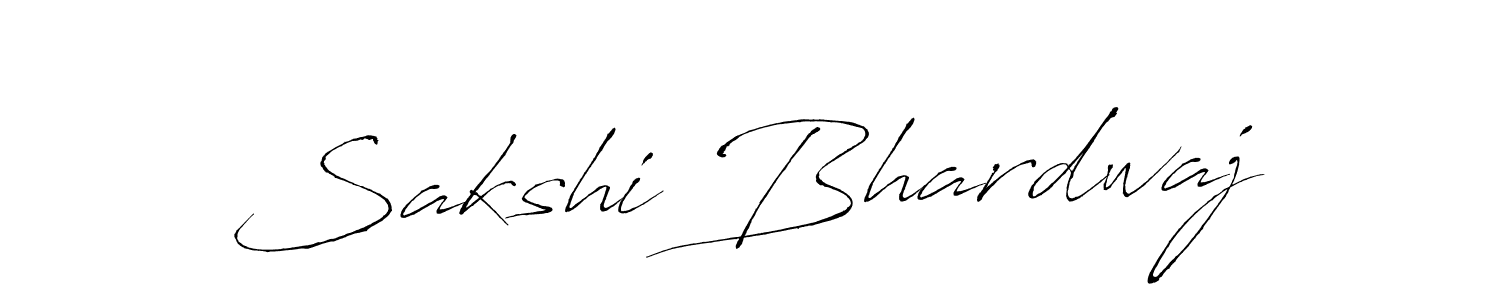 Make a beautiful signature design for name Sakshi Bhardwaj. With this signature (Antro_Vectra) style, you can create a handwritten signature for free. Sakshi Bhardwaj signature style 6 images and pictures png