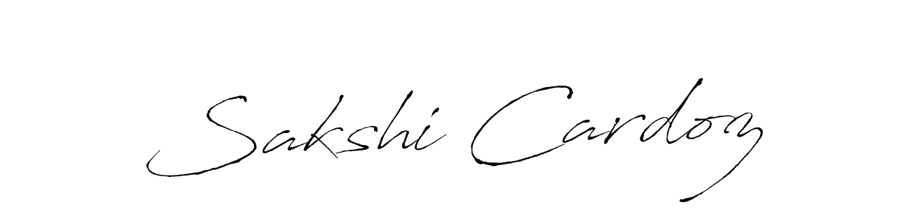 Create a beautiful signature design for name Sakshi Cardoz. With this signature (Antro_Vectra) fonts, you can make a handwritten signature for free. Sakshi Cardoz signature style 6 images and pictures png