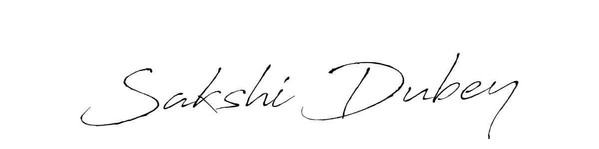 How to make Sakshi Dubey name signature. Use Antro_Vectra style for creating short signs online. This is the latest handwritten sign. Sakshi Dubey signature style 6 images and pictures png
