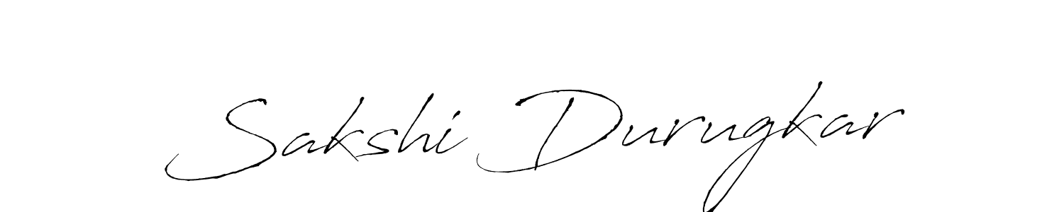 How to make Sakshi Durugkar signature? Antro_Vectra is a professional autograph style. Create handwritten signature for Sakshi Durugkar name. Sakshi Durugkar signature style 6 images and pictures png