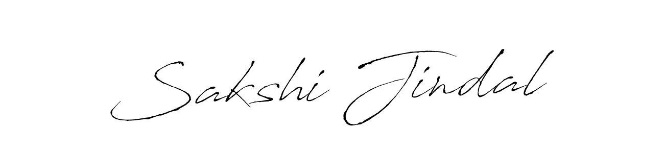 Sakshi Jindal stylish signature style. Best Handwritten Sign (Antro_Vectra) for my name. Handwritten Signature Collection Ideas for my name Sakshi Jindal. Sakshi Jindal signature style 6 images and pictures png