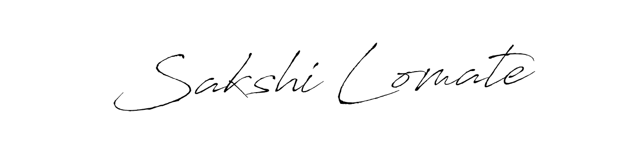 Antro_Vectra is a professional signature style that is perfect for those who want to add a touch of class to their signature. It is also a great choice for those who want to make their signature more unique. Get Sakshi Lomate name to fancy signature for free. Sakshi Lomate signature style 6 images and pictures png