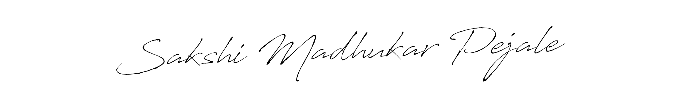Make a beautiful signature design for name Sakshi Madhukar Pejale. With this signature (Antro_Vectra) style, you can create a handwritten signature for free. Sakshi Madhukar Pejale signature style 6 images and pictures png
