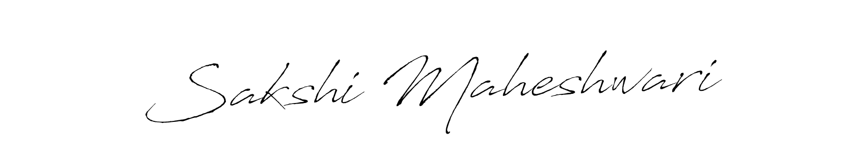 Use a signature maker to create a handwritten signature online. With this signature software, you can design (Antro_Vectra) your own signature for name Sakshi Maheshwari. Sakshi Maheshwari signature style 6 images and pictures png