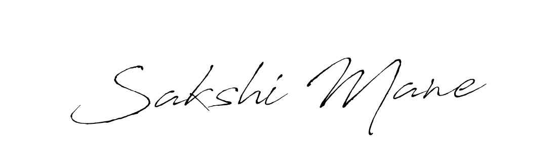 How to make Sakshi Mane signature? Antro_Vectra is a professional autograph style. Create handwritten signature for Sakshi Mane name. Sakshi Mane signature style 6 images and pictures png