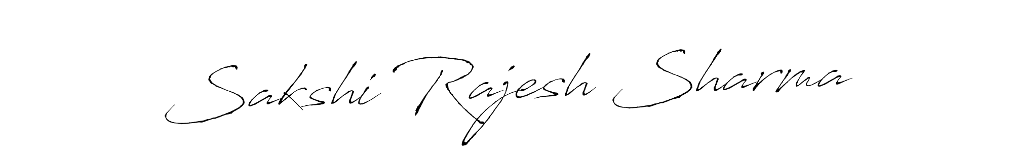 How to make Sakshi Rajesh Sharma signature? Antro_Vectra is a professional autograph style. Create handwritten signature for Sakshi Rajesh Sharma name. Sakshi Rajesh Sharma signature style 6 images and pictures png