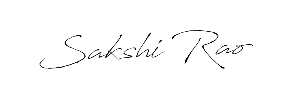 How to make Sakshi Rao name signature. Use Antro_Vectra style for creating short signs online. This is the latest handwritten sign. Sakshi Rao signature style 6 images and pictures png