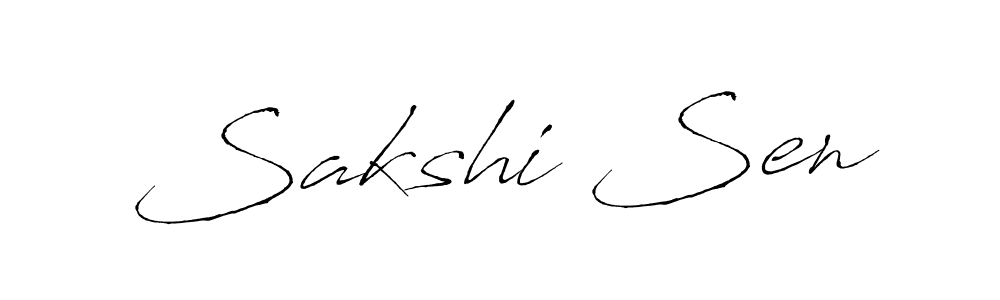 The best way (Antro_Vectra) to make a short signature is to pick only two or three words in your name. The name Sakshi Sen include a total of six letters. For converting this name. Sakshi Sen signature style 6 images and pictures png