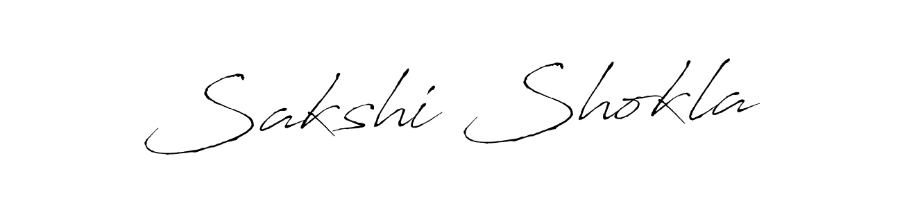 Once you've used our free online signature maker to create your best signature Antro_Vectra style, it's time to enjoy all of the benefits that Sakshi Shokla name signing documents. Sakshi Shokla signature style 6 images and pictures png