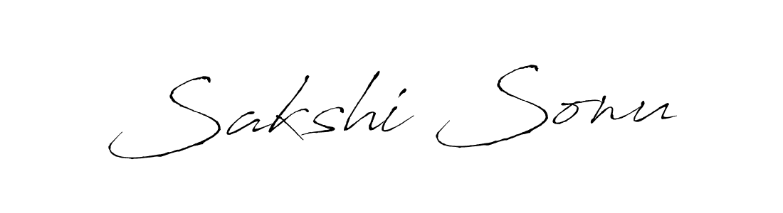 Sakshi Sonu stylish signature style. Best Handwritten Sign (Antro_Vectra) for my name. Handwritten Signature Collection Ideas for my name Sakshi Sonu. Sakshi Sonu signature style 6 images and pictures png