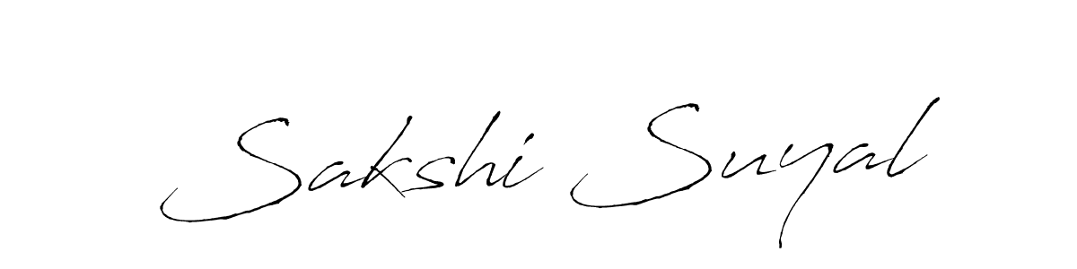 Use a signature maker to create a handwritten signature online. With this signature software, you can design (Antro_Vectra) your own signature for name Sakshi Suyal. Sakshi Suyal signature style 6 images and pictures png