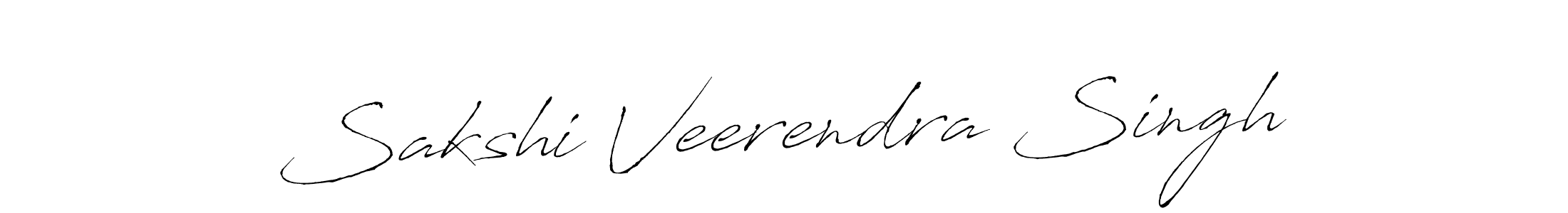 Make a beautiful signature design for name Sakshi Veerendra Singh. With this signature (Antro_Vectra) style, you can create a handwritten signature for free. Sakshi Veerendra Singh signature style 6 images and pictures png