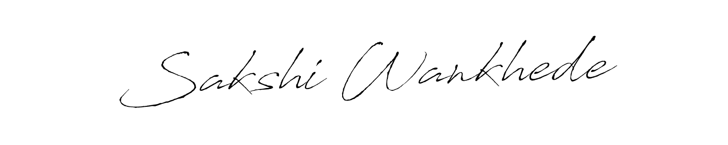 Use a signature maker to create a handwritten signature online. With this signature software, you can design (Antro_Vectra) your own signature for name Sakshi Wankhede. Sakshi Wankhede signature style 6 images and pictures png