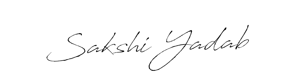 The best way (Antro_Vectra) to make a short signature is to pick only two or three words in your name. The name Sakshi Yadab include a total of six letters. For converting this name. Sakshi Yadab signature style 6 images and pictures png