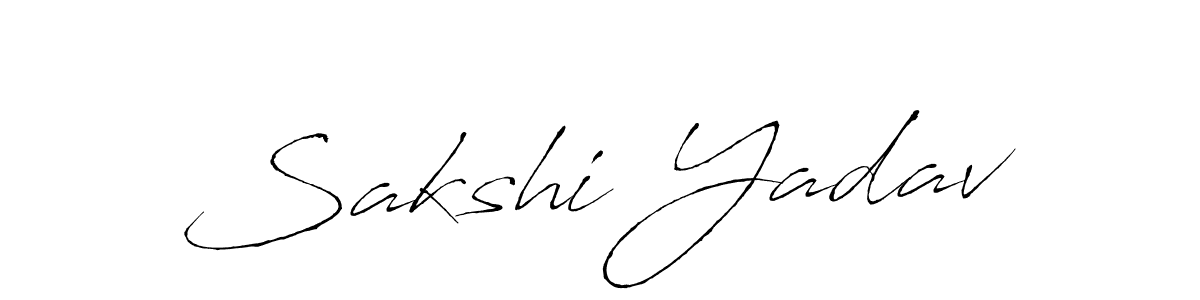 How to make Sakshi Yadav signature? Antro_Vectra is a professional autograph style. Create handwritten signature for Sakshi Yadav name. Sakshi Yadav signature style 6 images and pictures png