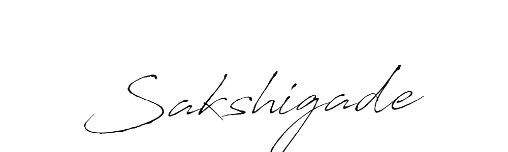 How to make Sakshigade name signature. Use Antro_Vectra style for creating short signs online. This is the latest handwritten sign. Sakshigade signature style 6 images and pictures png