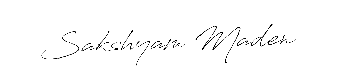 Similarly Antro_Vectra is the best handwritten signature design. Signature creator online .You can use it as an online autograph creator for name Sakshyam Maden. Sakshyam Maden signature style 6 images and pictures png