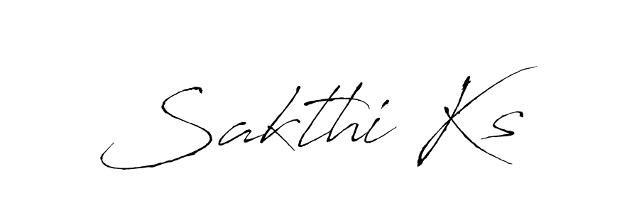 You should practise on your own different ways (Antro_Vectra) to write your name (Sakthi Ks) in signature. don't let someone else do it for you. Sakthi Ks signature style 6 images and pictures png