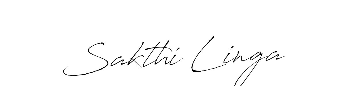Make a beautiful signature design for name Sakthi Linga. With this signature (Antro_Vectra) style, you can create a handwritten signature for free. Sakthi Linga signature style 6 images and pictures png