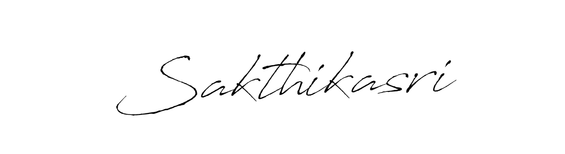 How to make Sakthikasri signature? Antro_Vectra is a professional autograph style. Create handwritten signature for Sakthikasri name. Sakthikasri signature style 6 images and pictures png