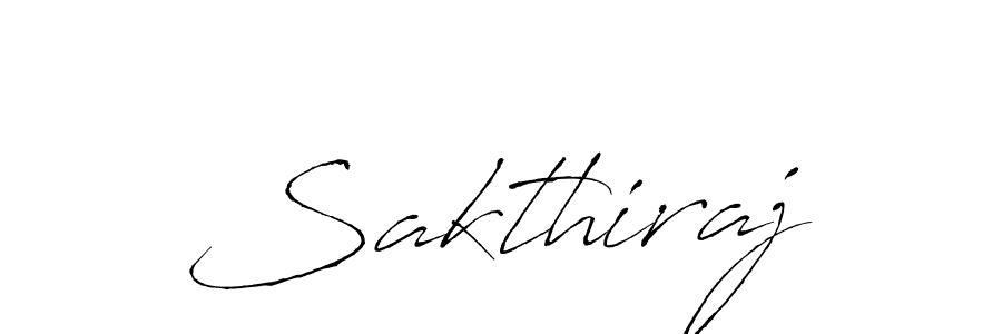 How to make Sakthiraj signature? Antro_Vectra is a professional autograph style. Create handwritten signature for Sakthiraj name. Sakthiraj signature style 6 images and pictures png