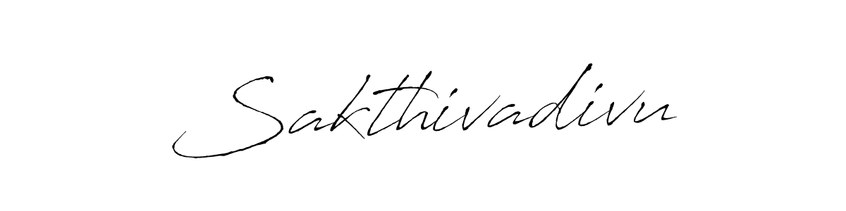 Also we have Sakthivadivu name is the best signature style. Create professional handwritten signature collection using Antro_Vectra autograph style. Sakthivadivu signature style 6 images and pictures png