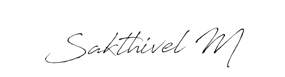 You should practise on your own different ways (Antro_Vectra) to write your name (Sakthivel M) in signature. don't let someone else do it for you. Sakthivel M signature style 6 images and pictures png
