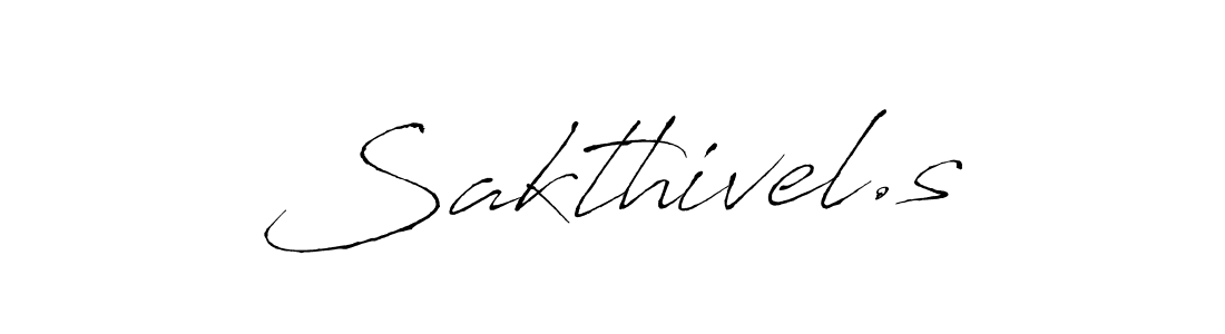 Create a beautiful signature design for name Sakthivel.s. With this signature (Antro_Vectra) fonts, you can make a handwritten signature for free. Sakthivel.s signature style 6 images and pictures png
