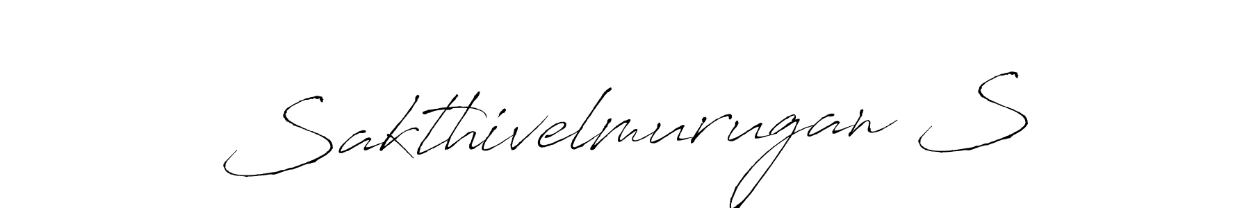 Also You can easily find your signature by using the search form. We will create Sakthivelmurugan S name handwritten signature images for you free of cost using Antro_Vectra sign style. Sakthivelmurugan S signature style 6 images and pictures png