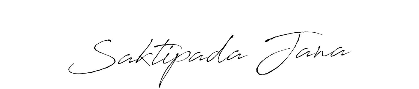 Saktipada Jana stylish signature style. Best Handwritten Sign (Antro_Vectra) for my name. Handwritten Signature Collection Ideas for my name Saktipada Jana. Saktipada Jana signature style 6 images and pictures png