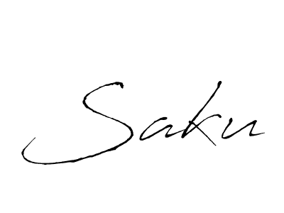 Make a beautiful signature design for name Saku. Use this online signature maker to create a handwritten signature for free. Saku signature style 6 images and pictures png