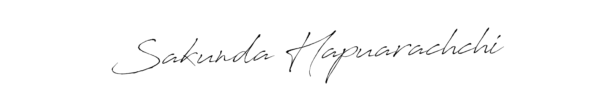 Make a short Sakunda Hapuarachchi signature style. Manage your documents anywhere anytime using Antro_Vectra. Create and add eSignatures, submit forms, share and send files easily. Sakunda Hapuarachchi signature style 6 images and pictures png