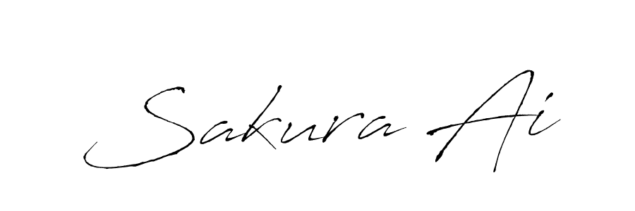 This is the best signature style for the Sakura Ai name. Also you like these signature font (Antro_Vectra). Mix name signature. Sakura Ai signature style 6 images and pictures png